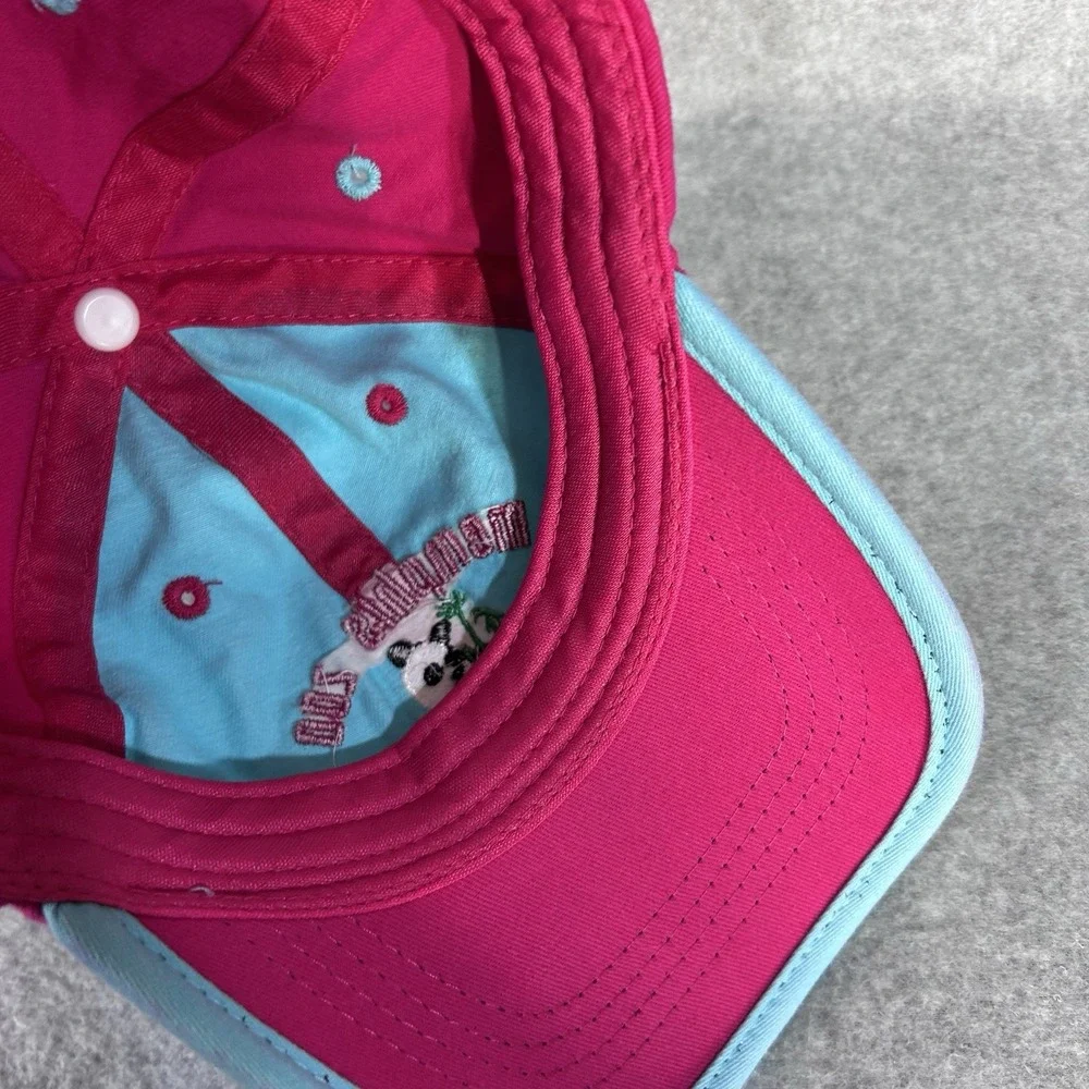 Panda Memphis Zoo Toddlers Pink Blue J Hats Baseball Cap Adjustable Tots Size